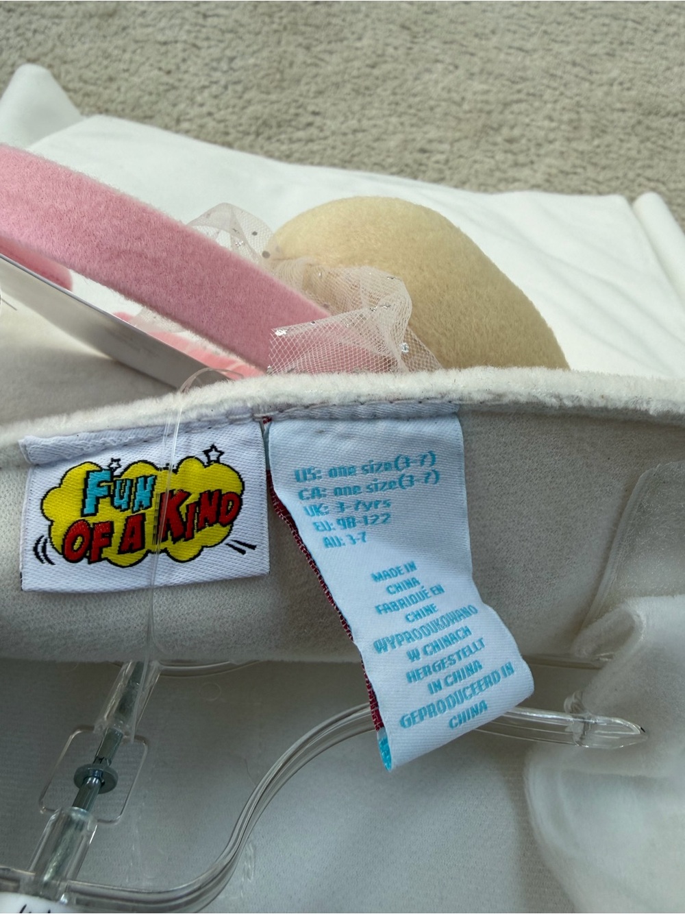 Fun of a Kind NWT Size 3-7 Years Wearable Box of Doughnuts Halloween Costume - Picture 3 of 8